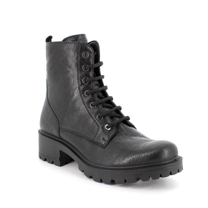 Igi&Co 8662800 Anfibi con tacco da donna nero con zip