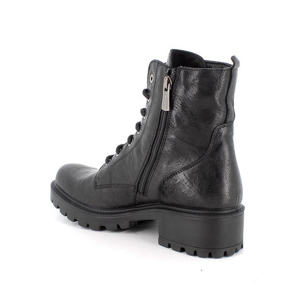Igi&Co 8662800 Anfibi con tacco da donna nero con zip
