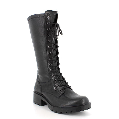 Igi&Co 8663100 Stivali con tacco da donna nero con zip