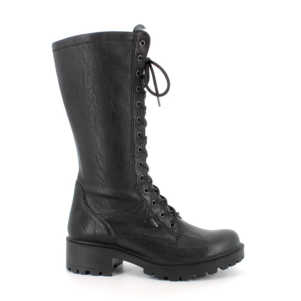 Igi&Co 8663100 Stivali con tacco da donna nero con zip
