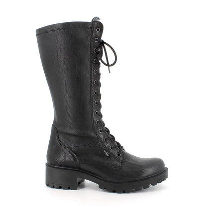 Igi&Co 8663100 Stivali con tacco da donna nero con zip
