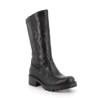 Igi&Co 8663200 Stivali con tacco da donna nero con zip