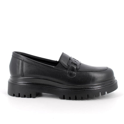Igi&Co 8663800 Mocassini da donna nero con elastico