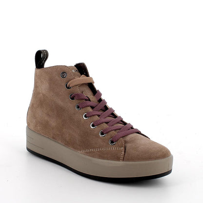 Igi&Co 8668222 Sneakers alte da donna beige con zip