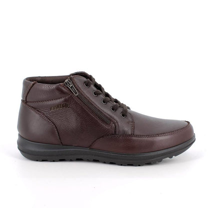 Enval Soft 8722811 Polacchine da uomo in pelle marrone scuro