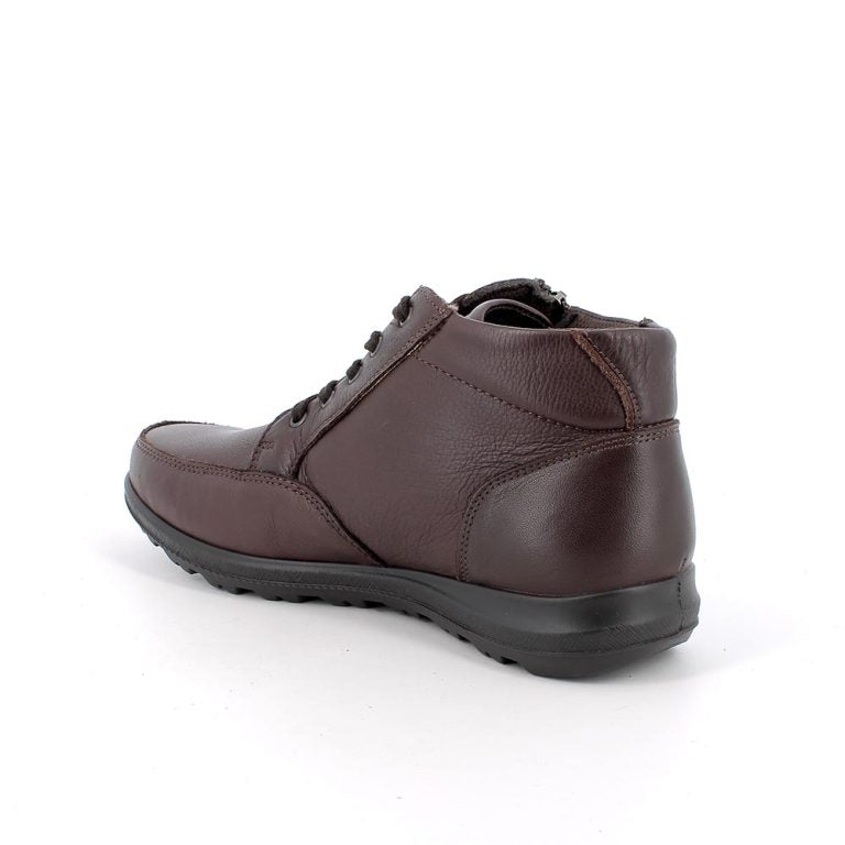 Enval Soft 8722811 Polacchine da uomo in pelle marrone scuro