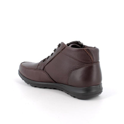 Enval Soft 8722811 Polacchine da uomo in pelle marrone scuro