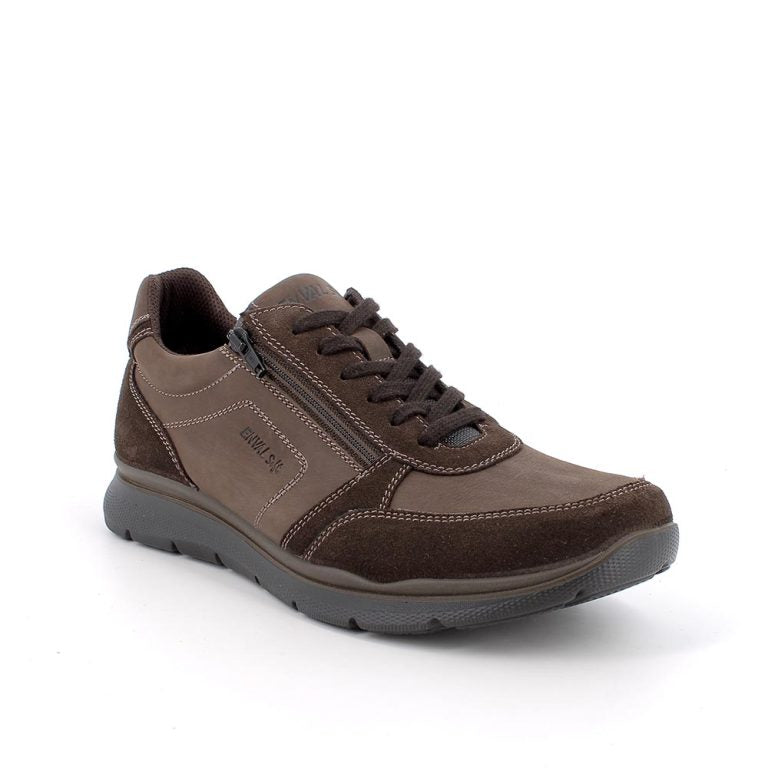 Enval Soft 8729011 Sneakers da uomo in pelle caffe’