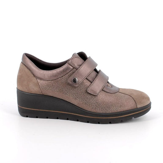 Enval Soft 8763822 Scarpe con zeppa da donna taupe laminato-taupe
