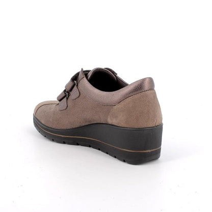 Enval Soft 8763822 Scarpe con zeppa da donna taupe laminato-taupe
