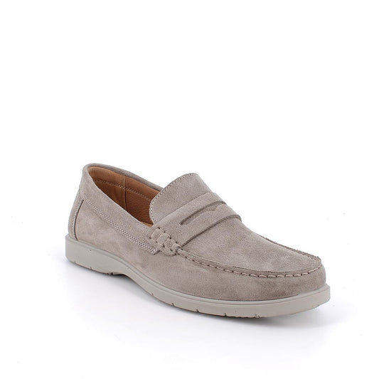 Igi&Co 1106933 Mocassini da uomo grigio e beige