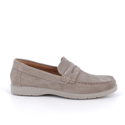 Igi&Co 1106933 Mocassini da uomo grigio e beige