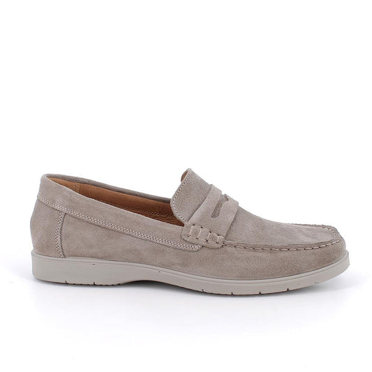 Igi&Co 1106933 Mocassini da uomo grigio e beige
