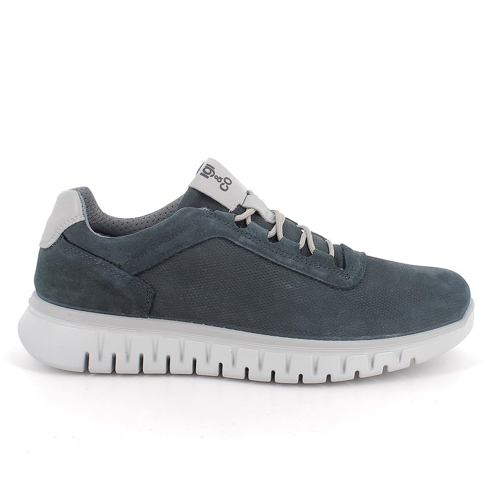 Igi&Co 1111111 Scarpe da uomo blu con lacci