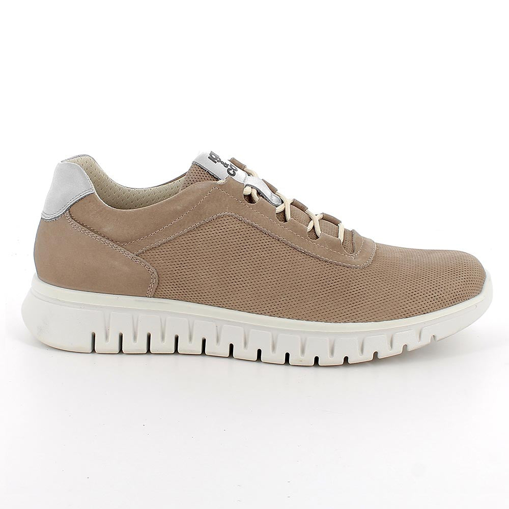 Igi&Co 1111133 Scarpe da uomo beige con lacci