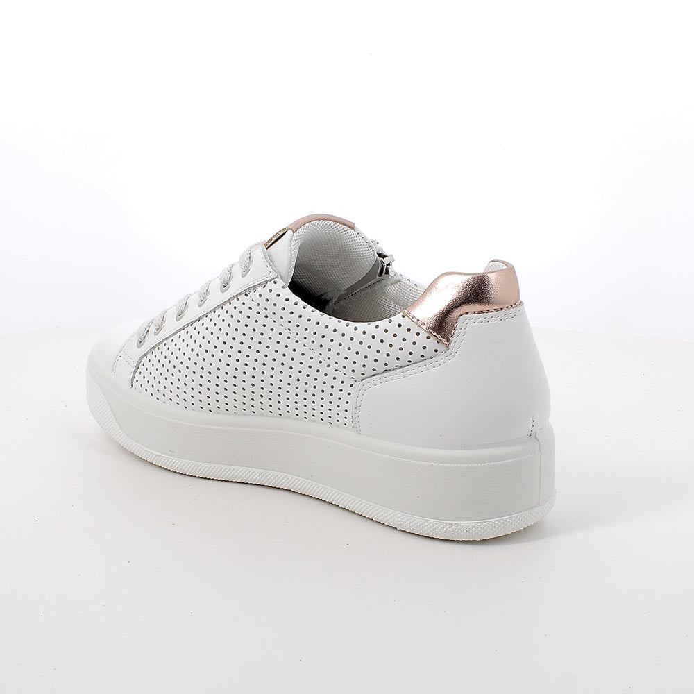 Igi&Co 1144511 Sneakers da donna bianco con zip