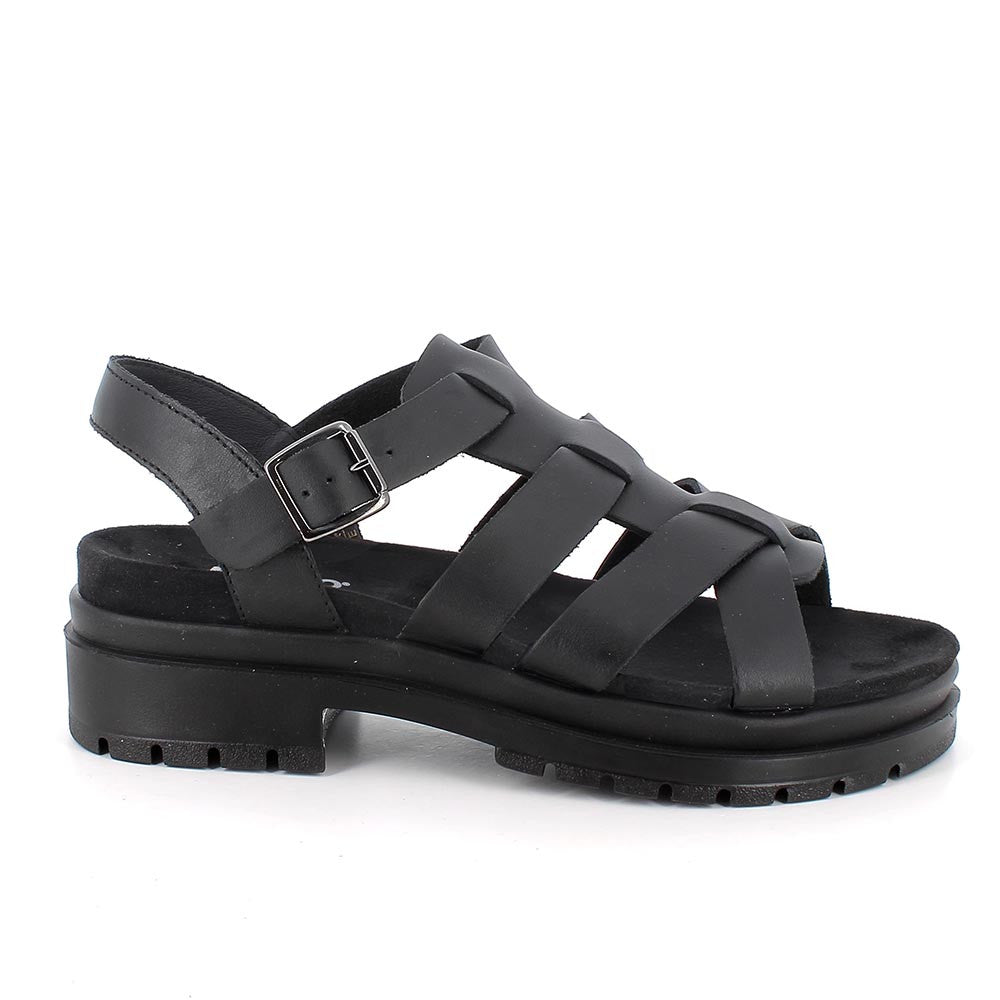 Igi&Co 1169500 Sandali con tacco da donna nero con fibbia