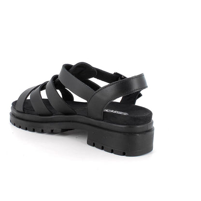 Igi&Co 1169500 Sandali con tacco da donna nero con fibbia