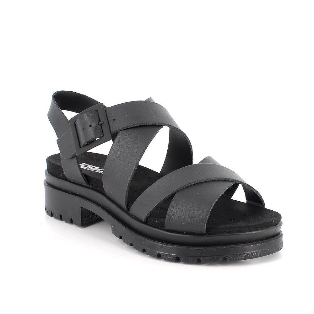 Igi&Co 1169600 Sandali con tacco da donna nero con fibbia
