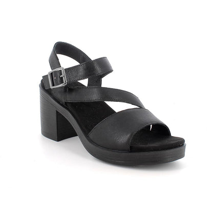 Igi&Co 1171300 Sandali con tacco da donna nero con fibbia