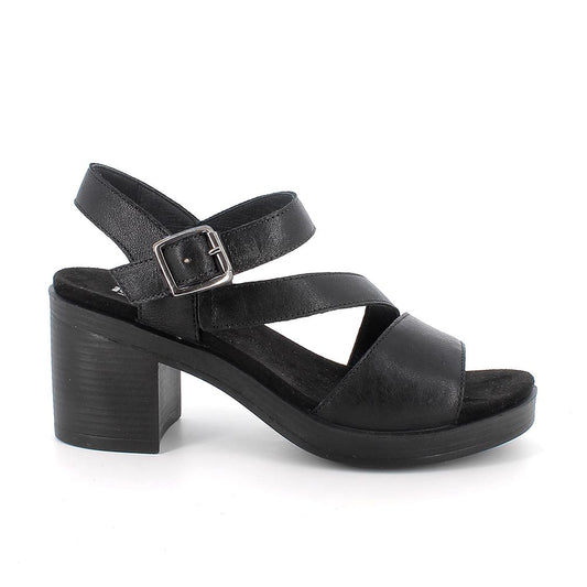 Igi&Co 1171300 Sandali con tacco da donna nero con fibbia