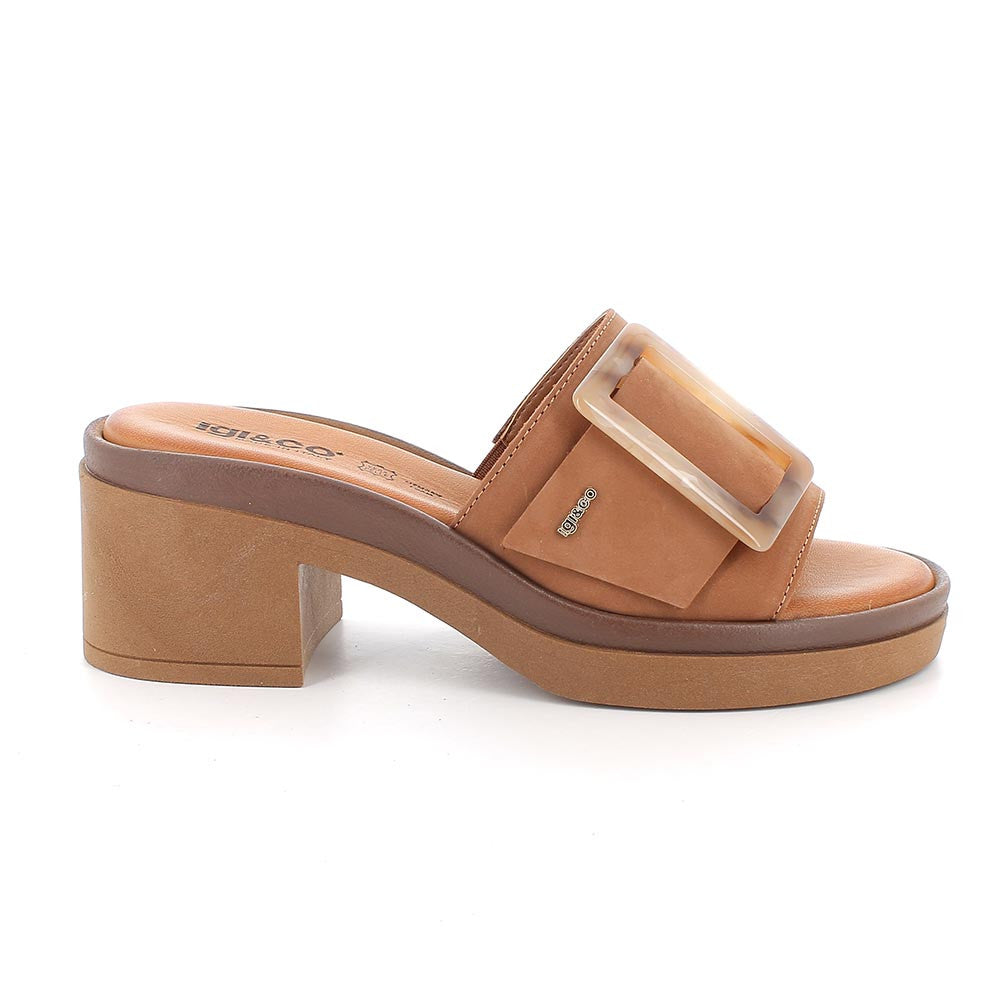 Igi&Co 1193311 Sandali con tacco da donna cuoio