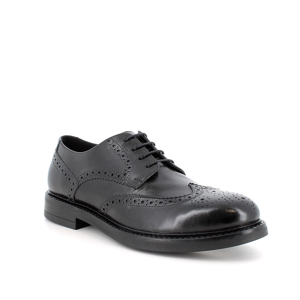 Igi&Co 2101100 Stringate da uomo nero con lacci