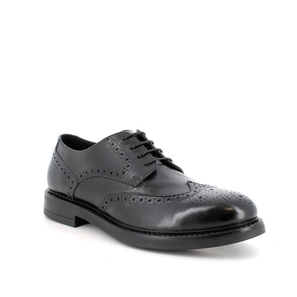 Igi&Co 2101100 Stringate da uomo nero con lacci