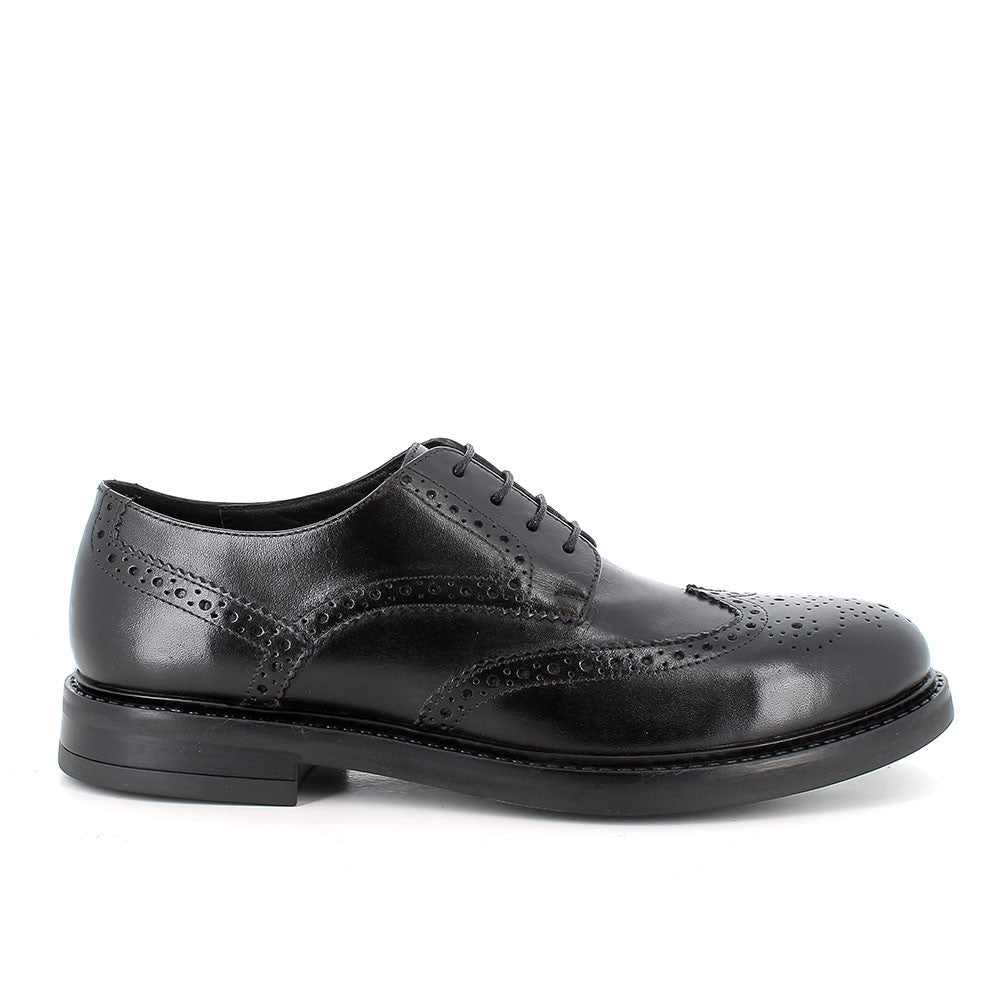 Igi&Co 2101100 Stringate da uomo nero con lacci