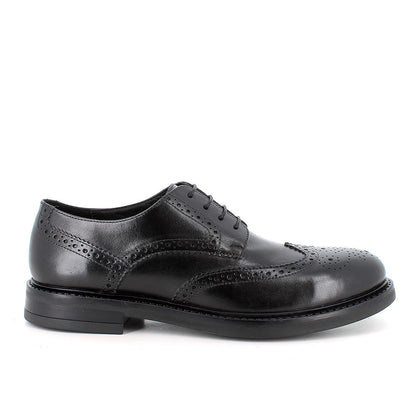 Igi&Co 2101100 Stringate da uomo nero con lacci