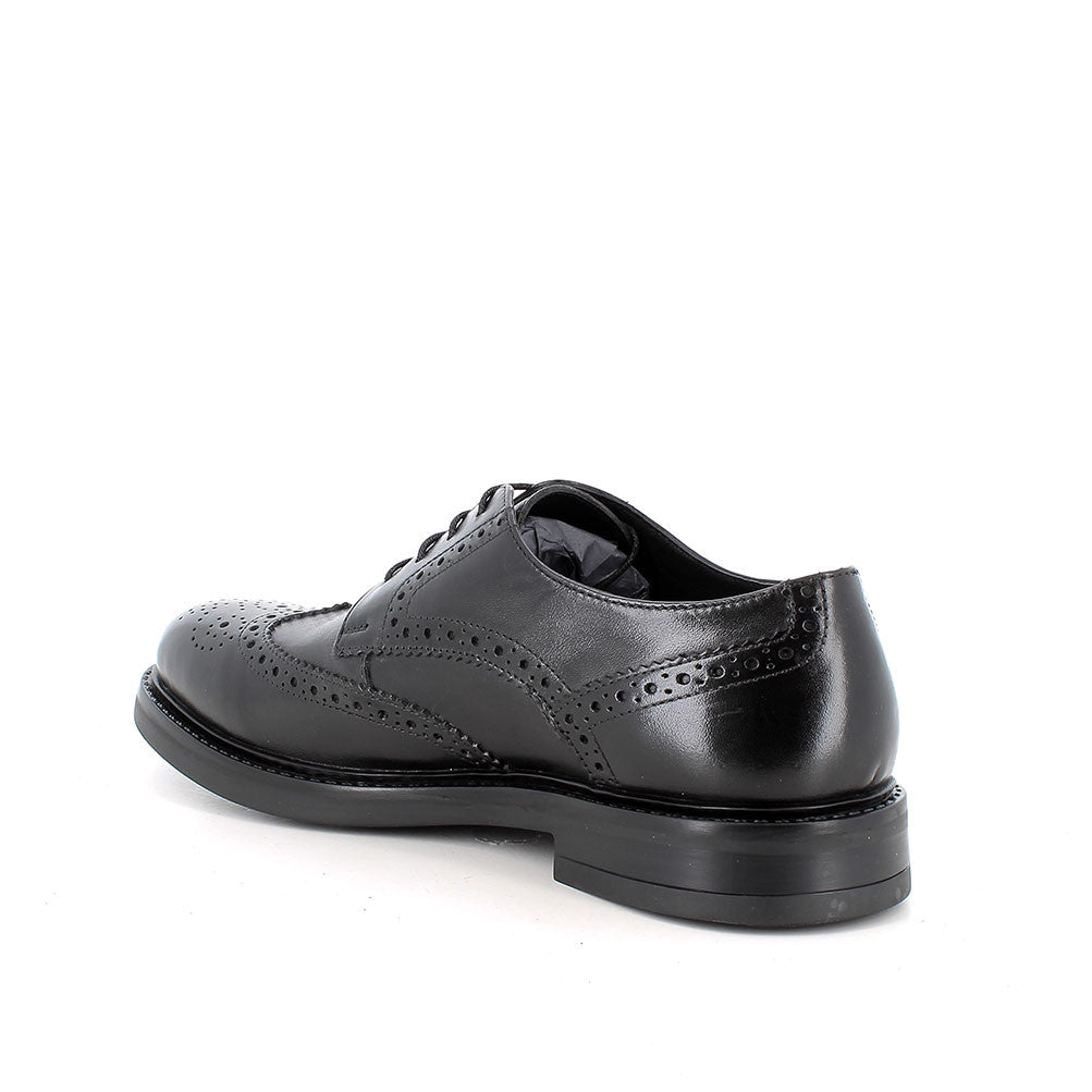 Igi&Co 2101100 Stringate da uomo nero con lacci