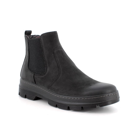 Igi&Co 2106700 Stivaletti beatles da uomo nero con elastico