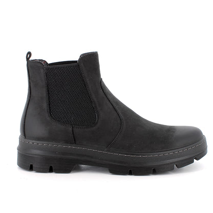 Igi&Co 2106700 Stivaletti beatles da uomo nero con elastico