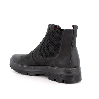 Igi&Co 2106700 Stivaletti beatles da uomo nero con elastico