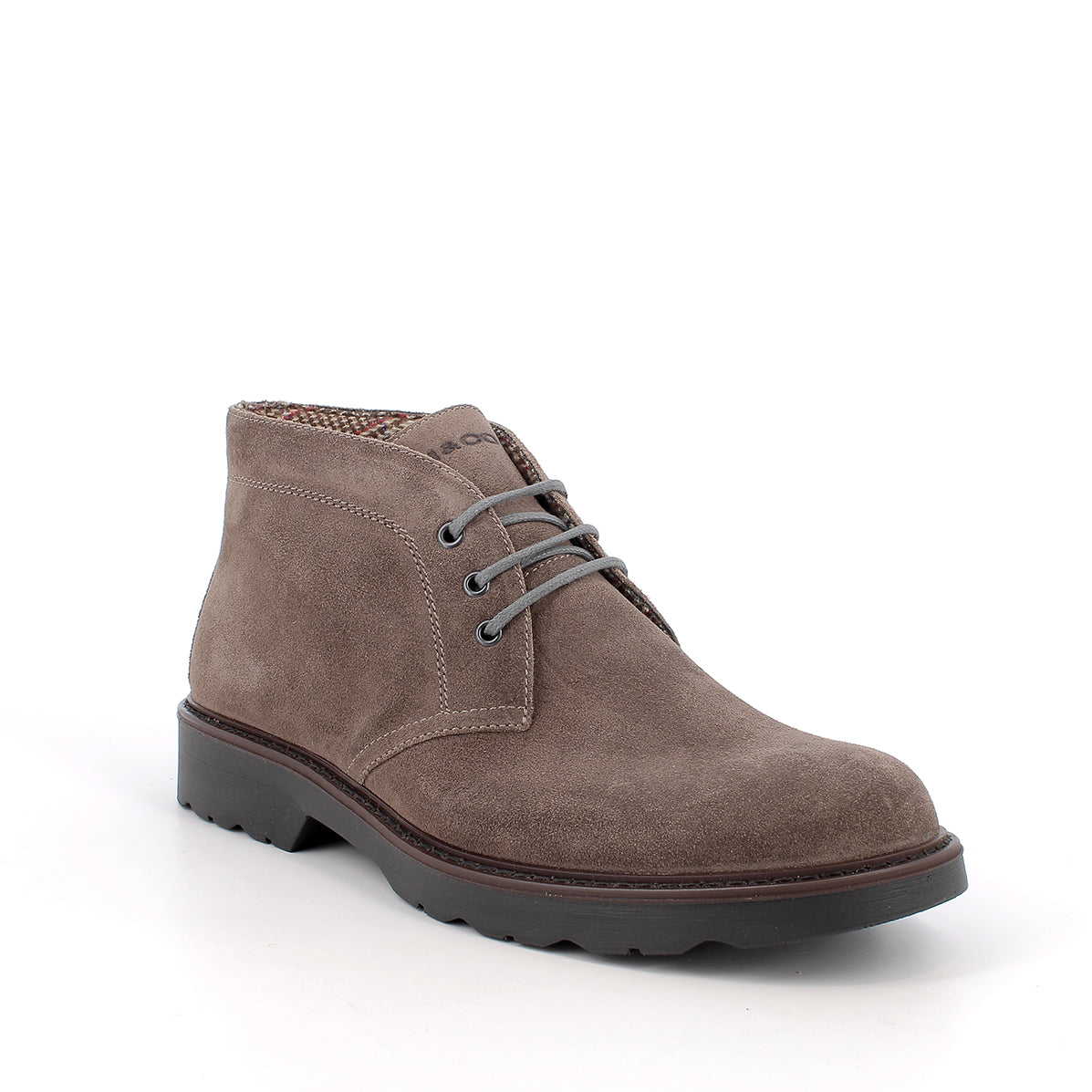 Igi&Co 2111122 Polacchine da uomo beige e marrone con lacci