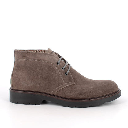Igi&Co 2111122 Polacchine da uomo beige e marrone con lacci