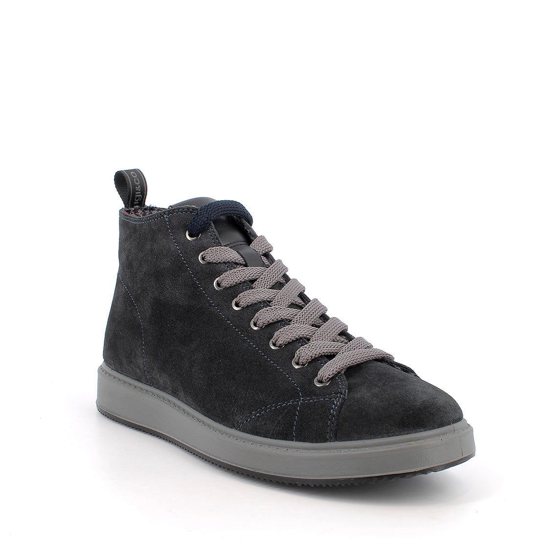 Igi&Co 2132300 Polacchine da uomo blu con lacci