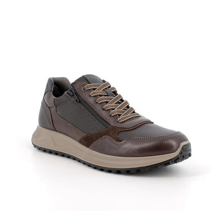 Igi&Co 2138311 Sneakers da uomo marrone con zip
