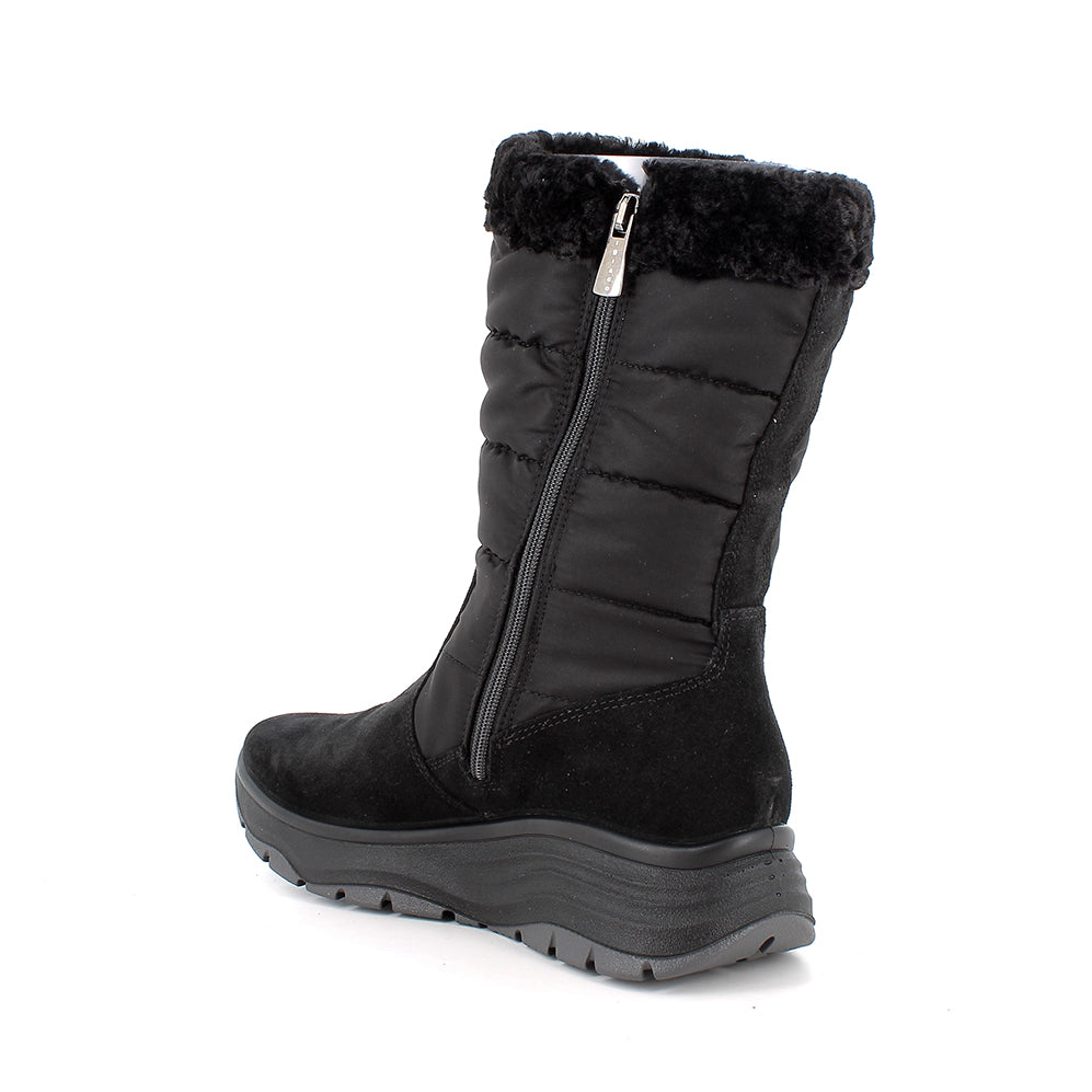 Igi&Co 2155100 Stivali GORE-TEX® con zeppa da donna nero con zip