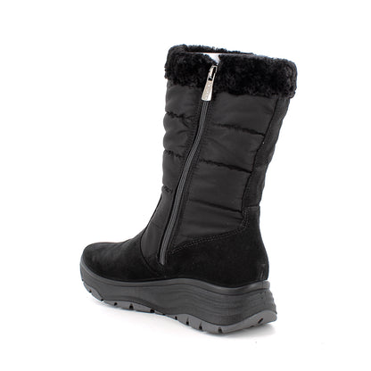 Igi&Co 2155100 Stivali GORE-TEX® con zeppa da donna nero con zip