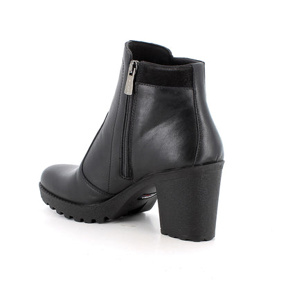 Igi&Co 2159900 Stivaletti con tacco da donna nero con zip