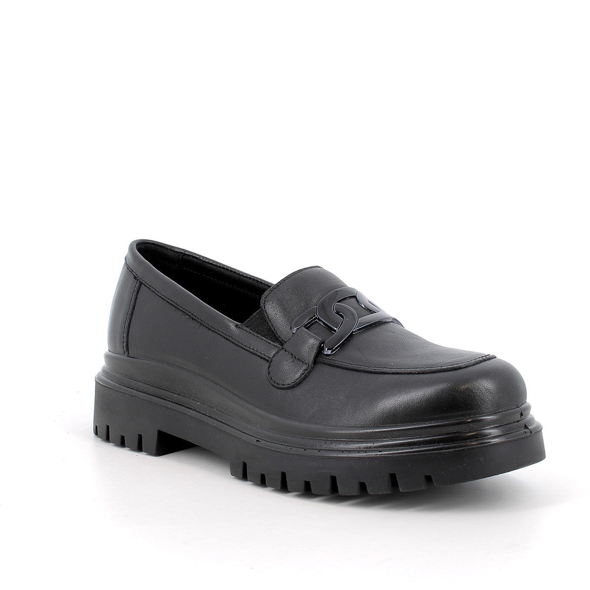 Igi&Co 2162900 Mocassini da donna nero con elastico