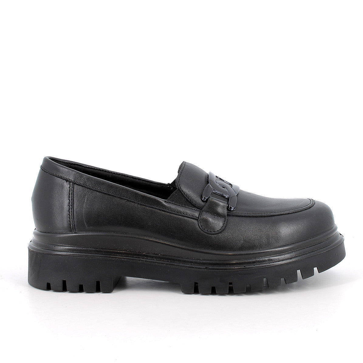 Igi&Co 2162900 Mocassini da donna nero con elastico