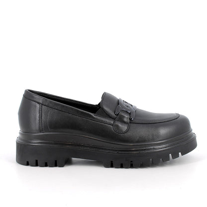 Igi&Co 2162900 Mocassini da donna nero con elastico