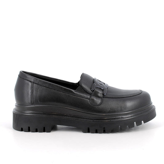 Igi&Co 2162900 Mocassini da donna nero con elastico