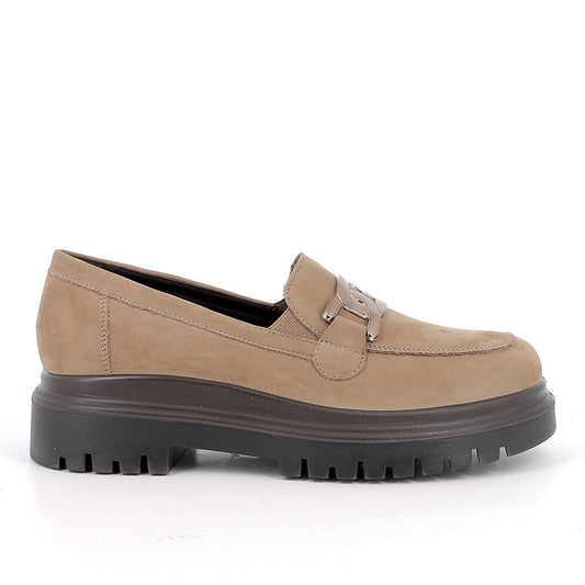Igi&Co 2162922 Mocassini da donna beige con elastico