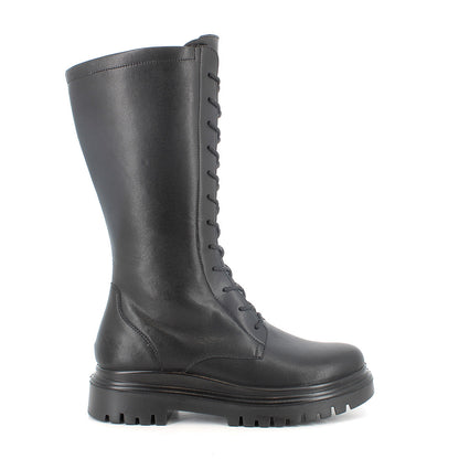 Igi&Co 2163333 Anfibi da donna nero con zip
