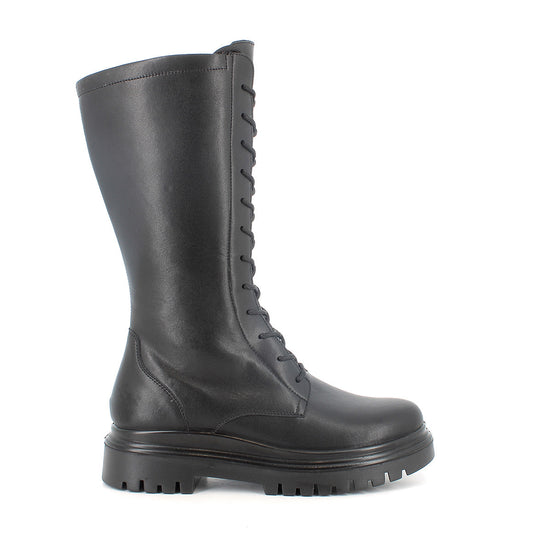 Igi&Co 2163333 Anfibi da donna nero con zip
