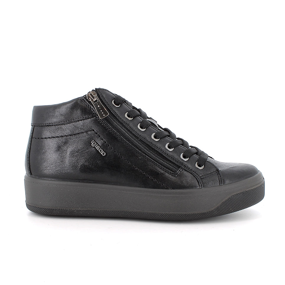 Igi&Co 2169700 Sneakers da donna nero con zip