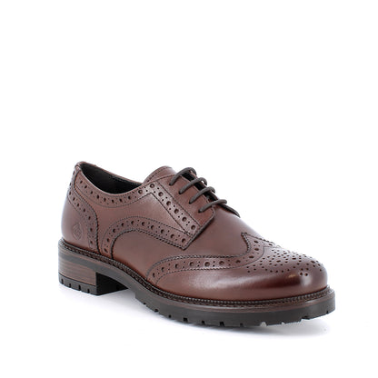 Igi&Co 2185811 Stringate con tacco da donna marrone con lacci